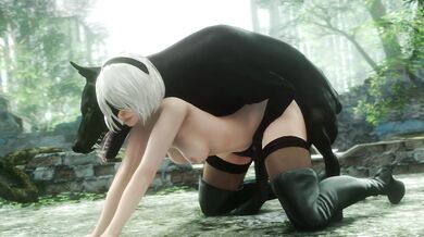 2B Takes Doggystyle Fucking (Noname55)