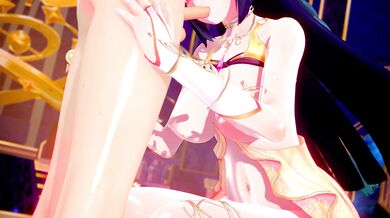 This is a porn video featuring the hot and sexy YunJin dancing with LILAC, XinXiu and San