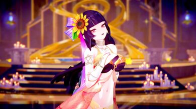 This is a porn video featuring the hot and sexy YunJin dancing with LILAC, XinXiu and San