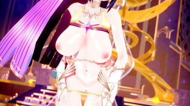 This is a porn video featuring the hot and sexy YunJin dancing with LILAC, XinXiu and San