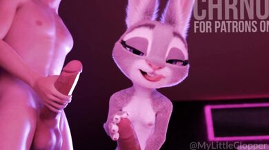 Practice makes Perfect: Judy Hopps Takes a Big Load in the PMV Room