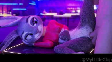 Practice makes Perfect: Judy Hopps Takes a Big Load in the PMV Room