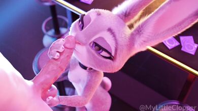 Practice makes Perfect: Judy Hopps Takes a Big Load in the PMV Room