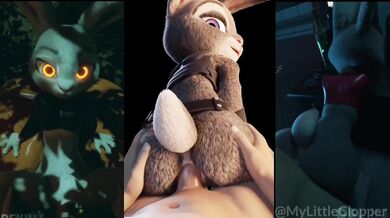 Practice makes Perfect: Judy Hopps Takes a Big Load in the PMV Room
