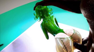 Miko in bondage with furyoku