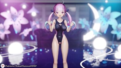 The Seductive Dance of Minato Aqua by Vtuber MMD