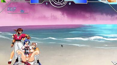 Hentai High School Ultimate Futa Team VS Chris & Kisara!