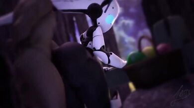 Sexy Adrian Dust gets fucked doggy style by Drossel while wearing red lingerie