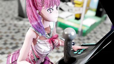 Write the word Arcade in the empty space