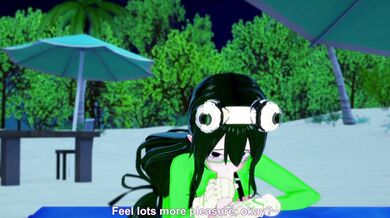 Sand and Sea Funtime with Froppy - My Hero Academia Hentai NSFW Animation (English Voice)