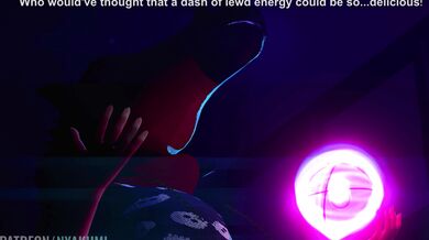 Nyakumi the Seductress indulges in a lewd snack, Futafied 4K style