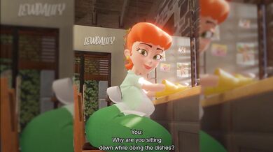 Dexters Mom is Well Endowed