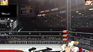 Blue Mary takes revenge on Sherman the Dog in a hot three-way with her best friend!