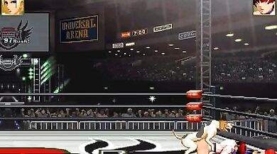 Blue Mary takes revenge on Sherman the Dog in a hot three-way with her best friend!