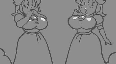 Wife and her lover have a hot 69 on the bed while hubby watches from behind, until he cant take it anymore and joins in for some group fun!