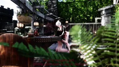 Chaconne sucks off Aya in public