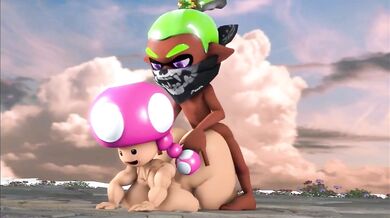 Ms Inkling goes all out in Super Smash Bros