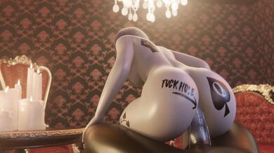 Riding the raven, blacked out cowgirl - Cawneil edition