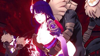 The Raiden Shogun is conquered by the creamy deliciousness of Hilichurls, in this Genshin Impact themed hentai PORN video!