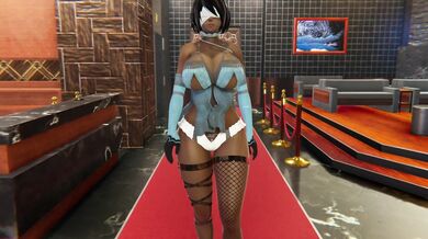 The Nier: Automata Android 2P-1017 and the Sex Machine: Thick, Dark, and Ready to Fuck [NSFW]