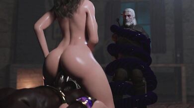 Watch Yennefer get blacked in front of Geralt from The Witcher, as she gets fucked hard in every position imaginable