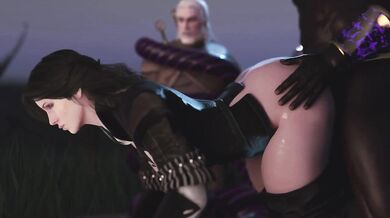 Watch Yennefer get blacked in front of Geralt from The Witcher, as she gets fucked hard in every position imaginable