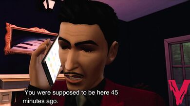 Sexy Secretary Bella Cums with Her Dirty-talking Boss Don Lothario in The Sims 4