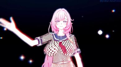 Rubber Doll in Latex Suit Dominated by Furry Teddy Bear