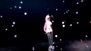 Rubber Doll in Latex Suit Dominated by Furry Teddy Bear