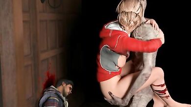 The hentai PORN adventures of Noxformi, Sam Giddings and a Wendigo in the woods!