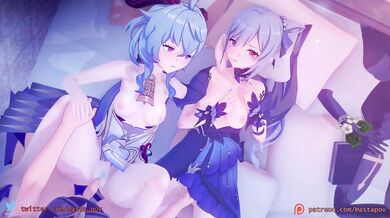 The Unforgettable Assault by the Four-Eyed Sisters of the Harem Impact Episode 4 - Ganyu Ver