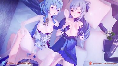 The Unforgettable Assault by the Four-Eyed Sisters of the Harem Impact Episode 4 - Ganyu Ver