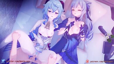 The Unforgettable Assault by the Four-Eyed Sisters of the Harem Impact Episode 4 - Ganyu Ver