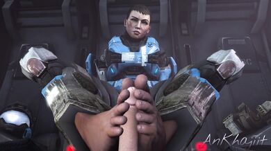 The Footjob of a Catgirl (Without a Helmet)