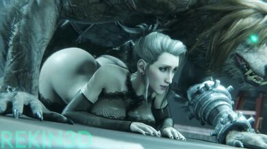 Rough and Ready: A Werewolf Takes on Scarlet Cloudy Weather [3D]