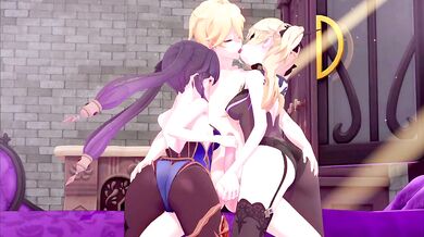 Watch Mona Fischl give a hand job in this smoking hot hentai porn video!