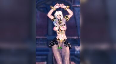 The dance of the horny beast
