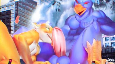 Super Smash Bros Ultimate - Fox McCloud and Falco Lombardi in a Steamy Battle Royale [Hentai]