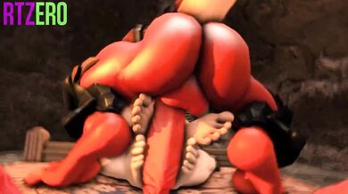 Rebeccas first time with a Raumian soldier