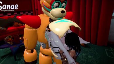 Hentai Porn: The Naughty Night in the Red Room with Freddy