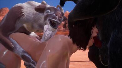 The Mighty She-Wolf and the Filthy Old Stallions - A Steamy Adventure with Adeptus Steve