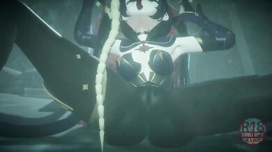 [DysonMMD] Mona Gets Facehugged by an Alien Impact