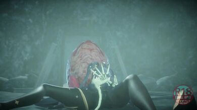 [DysonMMD] Mona Gets Facehugged by an Alien Impact