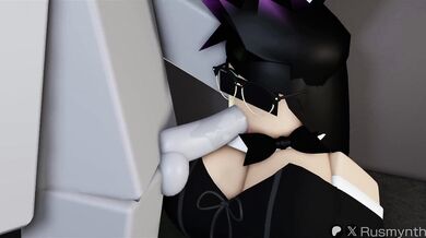 Watch as this sexy babe gets her mouth stuffed full of cum and then swallows every drop!