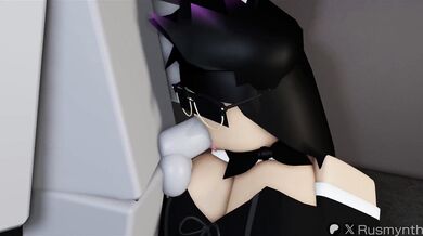 Watch as this sexy babe gets her mouth stuffed full of cum and then swallows every drop!