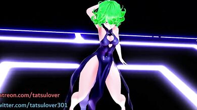 【R-18 MMD】Pole Dance Boundaries Crossed エロ蹲踞ダンス - Tatsumaki