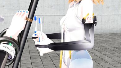 Tickled Girl Suspended in a Tor*ture Device Screams for Mercy