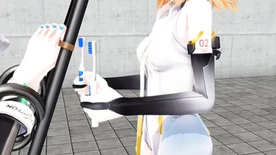 Tickled Girl Suspended in a Tor*ture Device Screams for Mercy