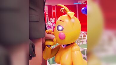 Watch this hot chick get fucked by a huge dildo while playing with her toys