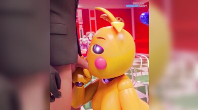 Watch this hot chick get fucked by a huge dildo while playing with her toys